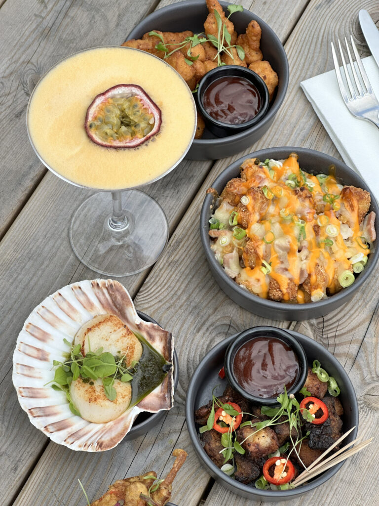 Tapas style dishes at The Jetty, The Kingfisher,Bedford