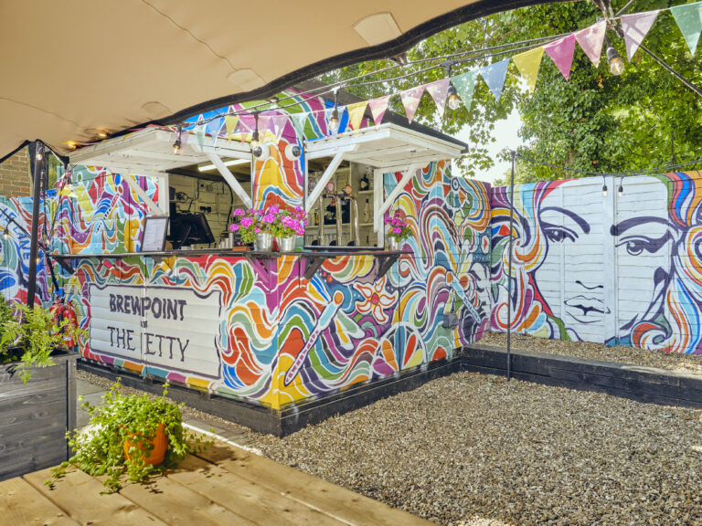 The bar at The Jetty